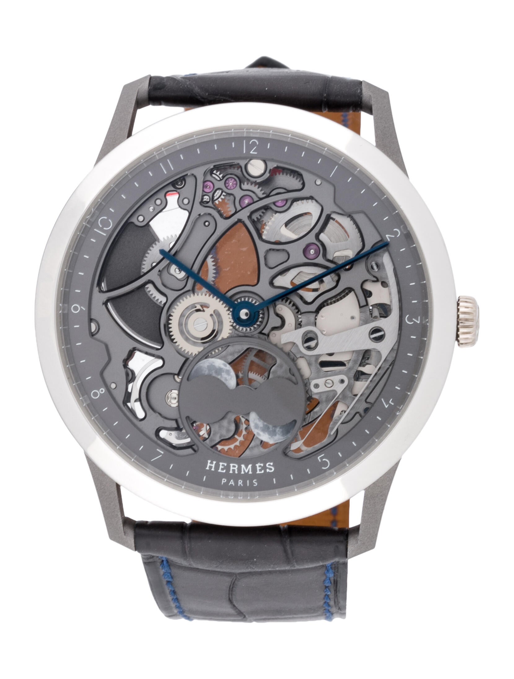 Hermès Slim Squelette Watch